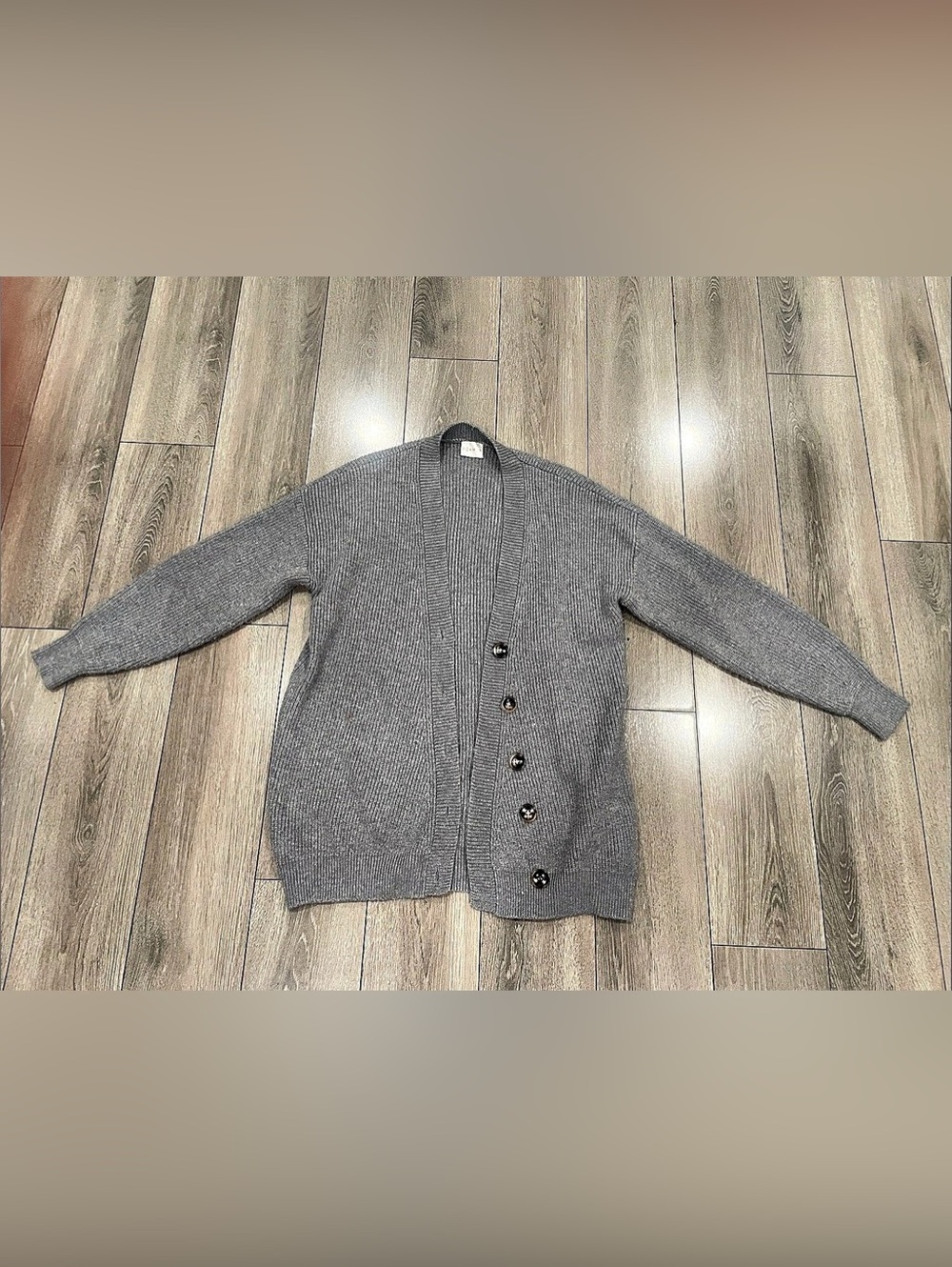 ROAM Mendoza Asymmetric Cardigan Gray